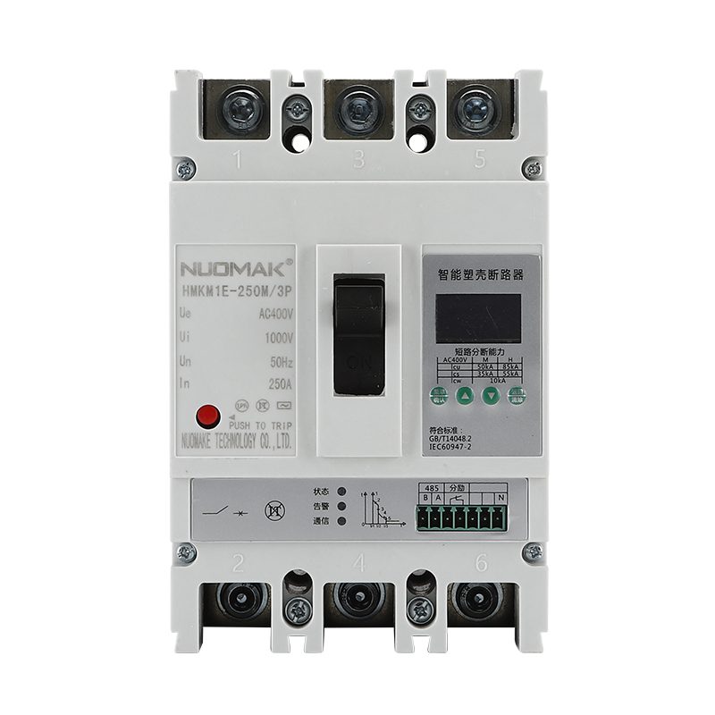AC LCD Adjustable Current MCCB 200A 250A 4 Pole