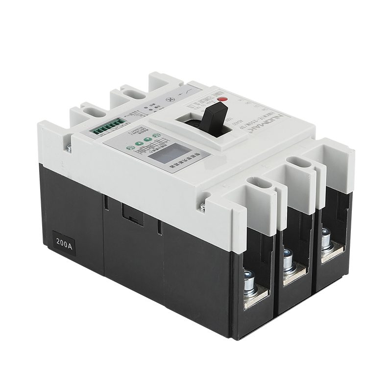 AC LCD Adjustable Current MCCB 200A 250A 4 Pole