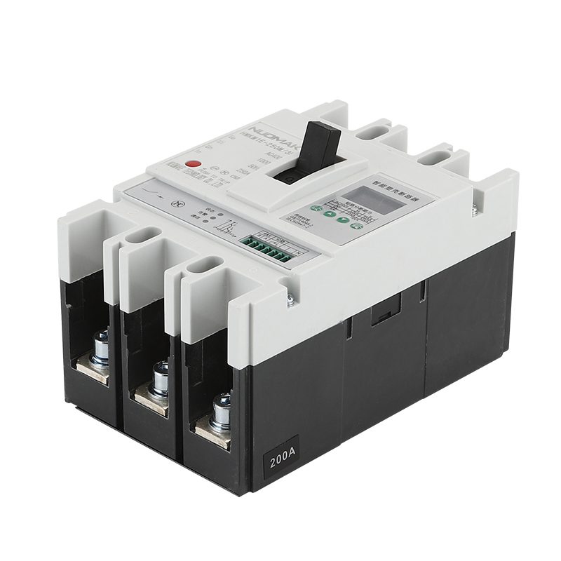 AC LCD Adjustable Current MCCB 200A 250A 4 Pole