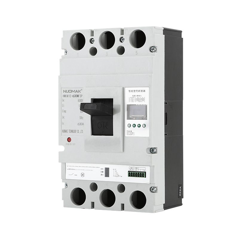 AC LCD Adjustable Current MCCB 500A 630A 4 Pole