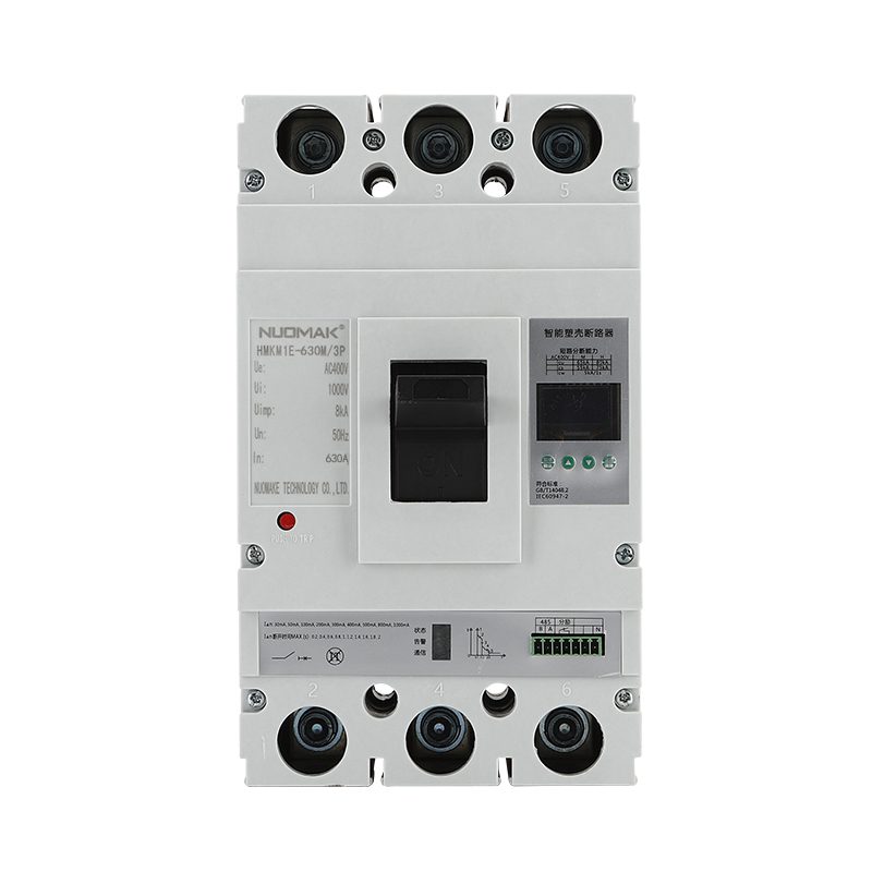 AC LCD Adjustable Current MCCB 500A 630A 4 Pole