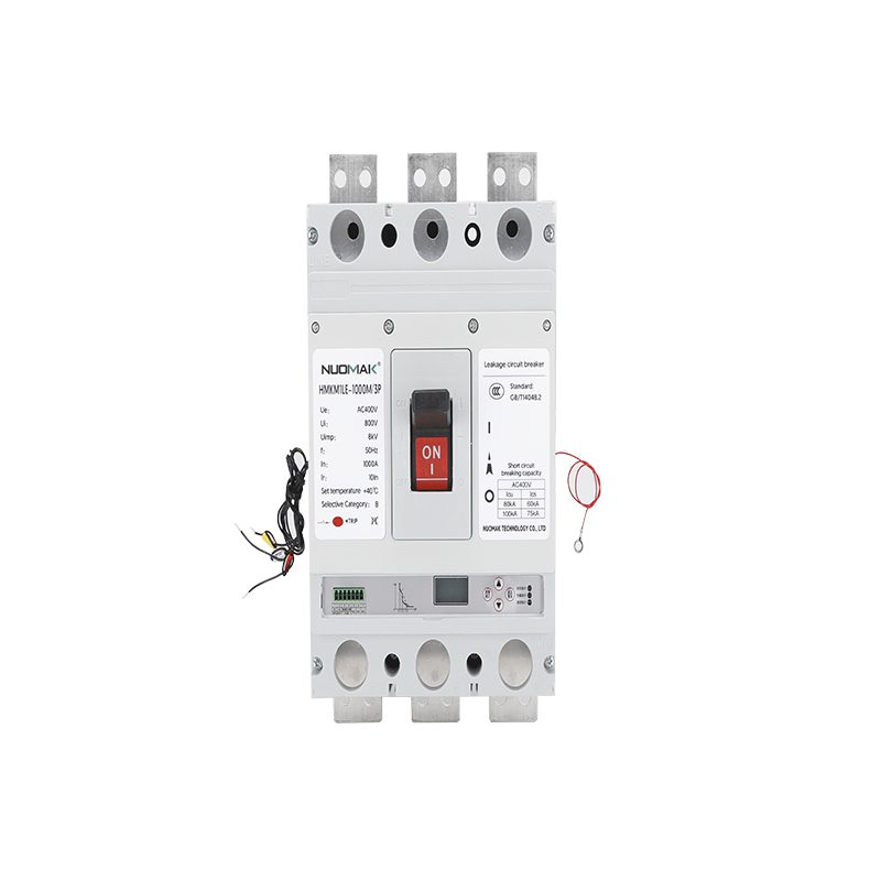 AC LCD Adjustable Current MCCB 800A 1000A 3P 4 Pole