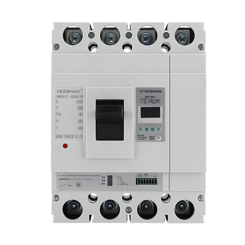 AC LCD Adjustable Current MCLCB 300A 400A 4 Pole